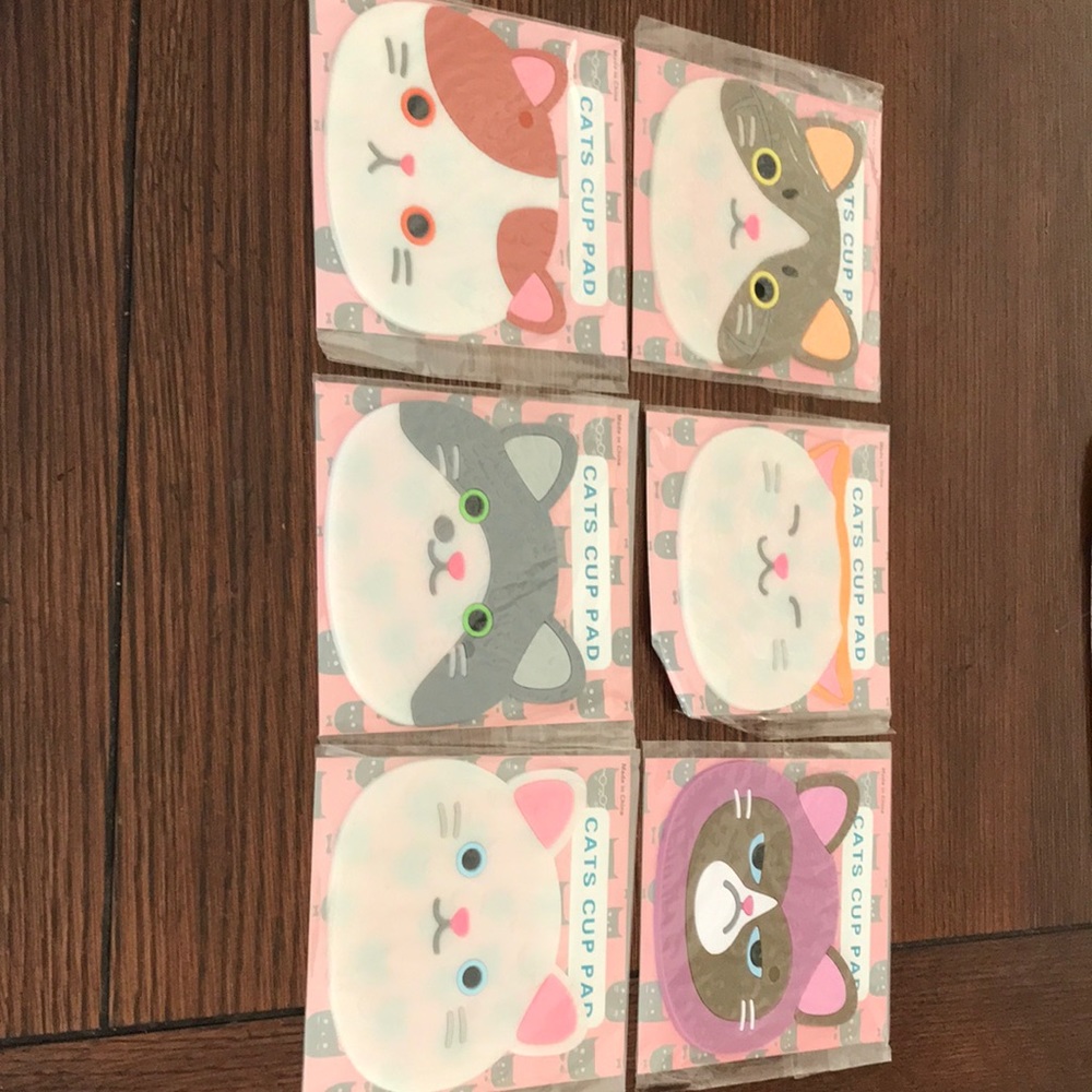 Cat Cup pads  6 in total